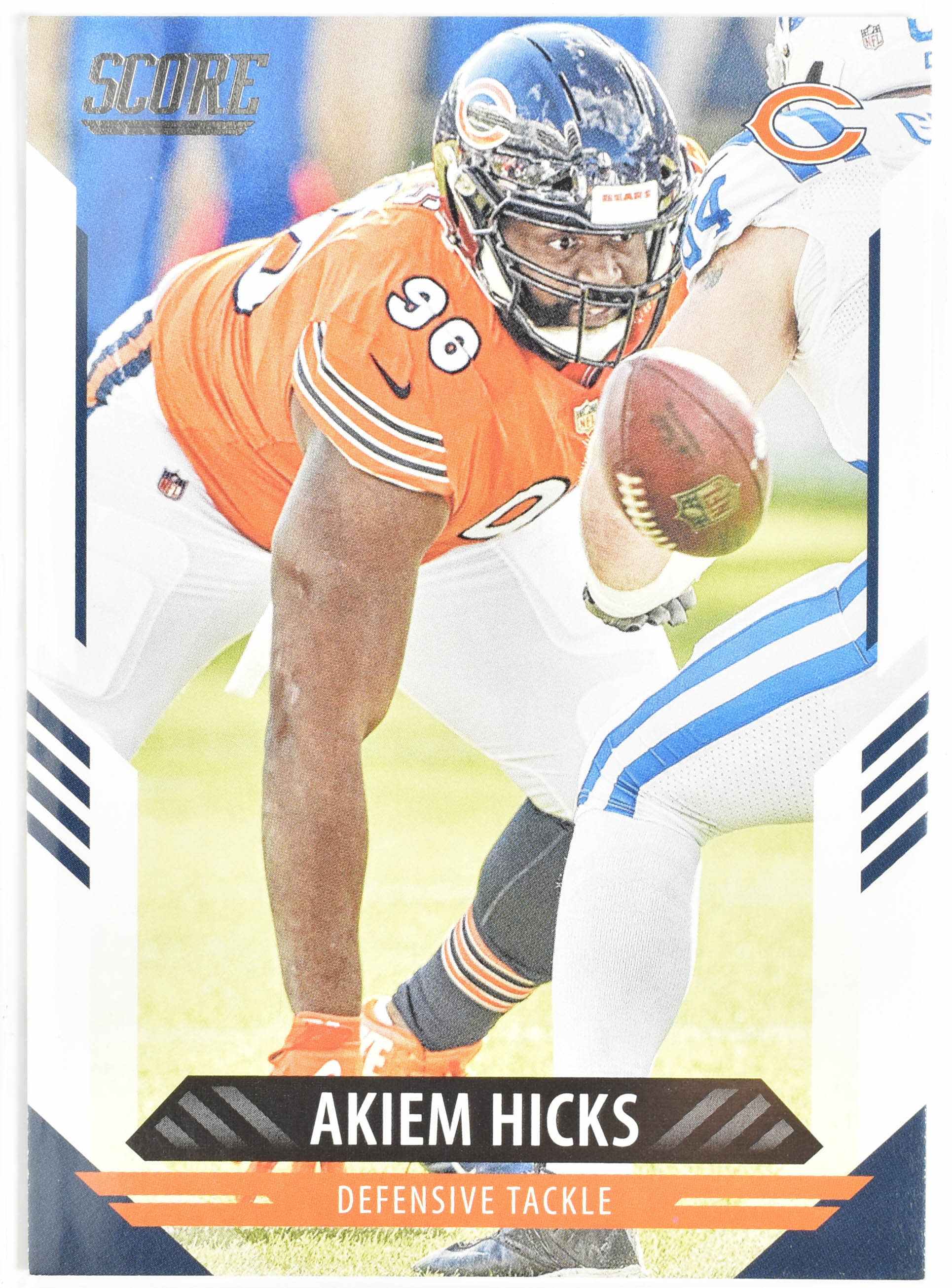 Akiem Hicks 128 Panini 2021 Score Football Chicago Bears