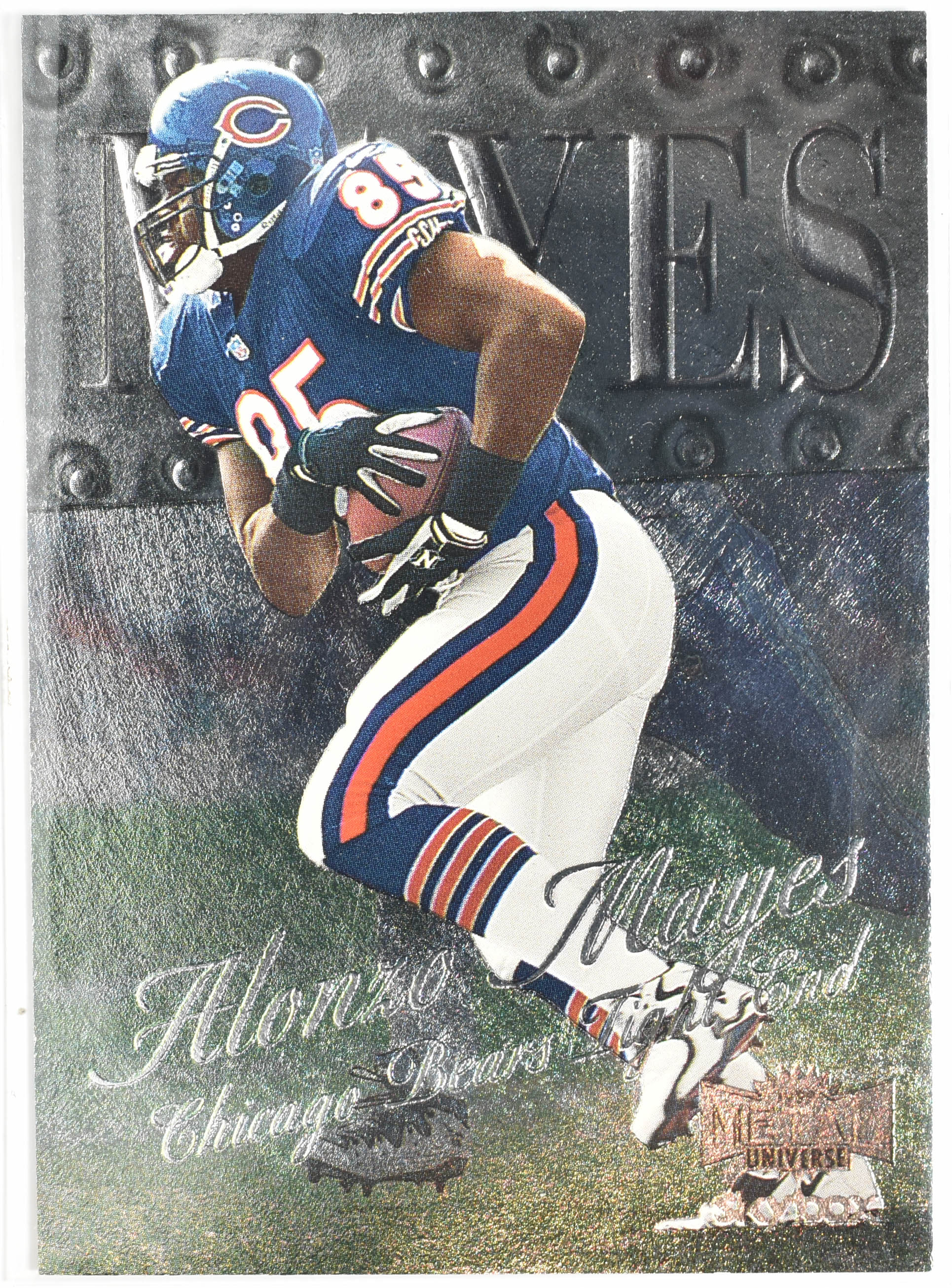 Alonzo Mayes 39 Fleer 1999 Metal Universe Chicago Bears