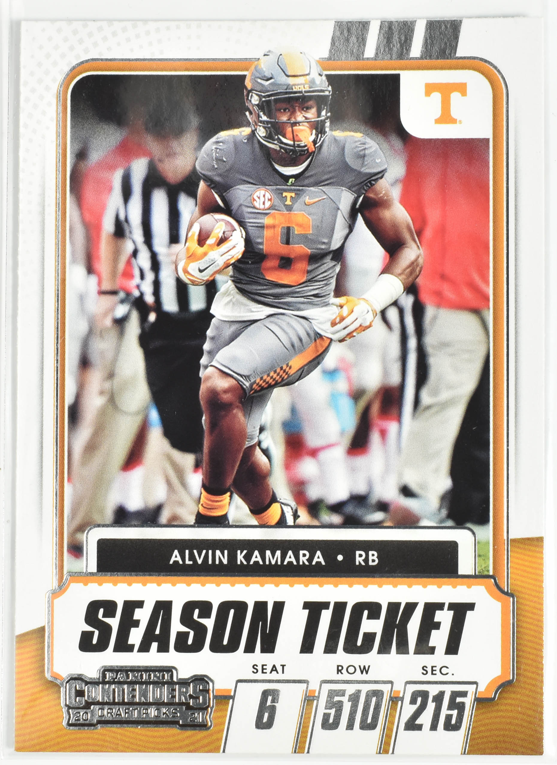 Alvin Kamara No.51 Texas Panini Contenders 2021 Draft Picks Season Ticket