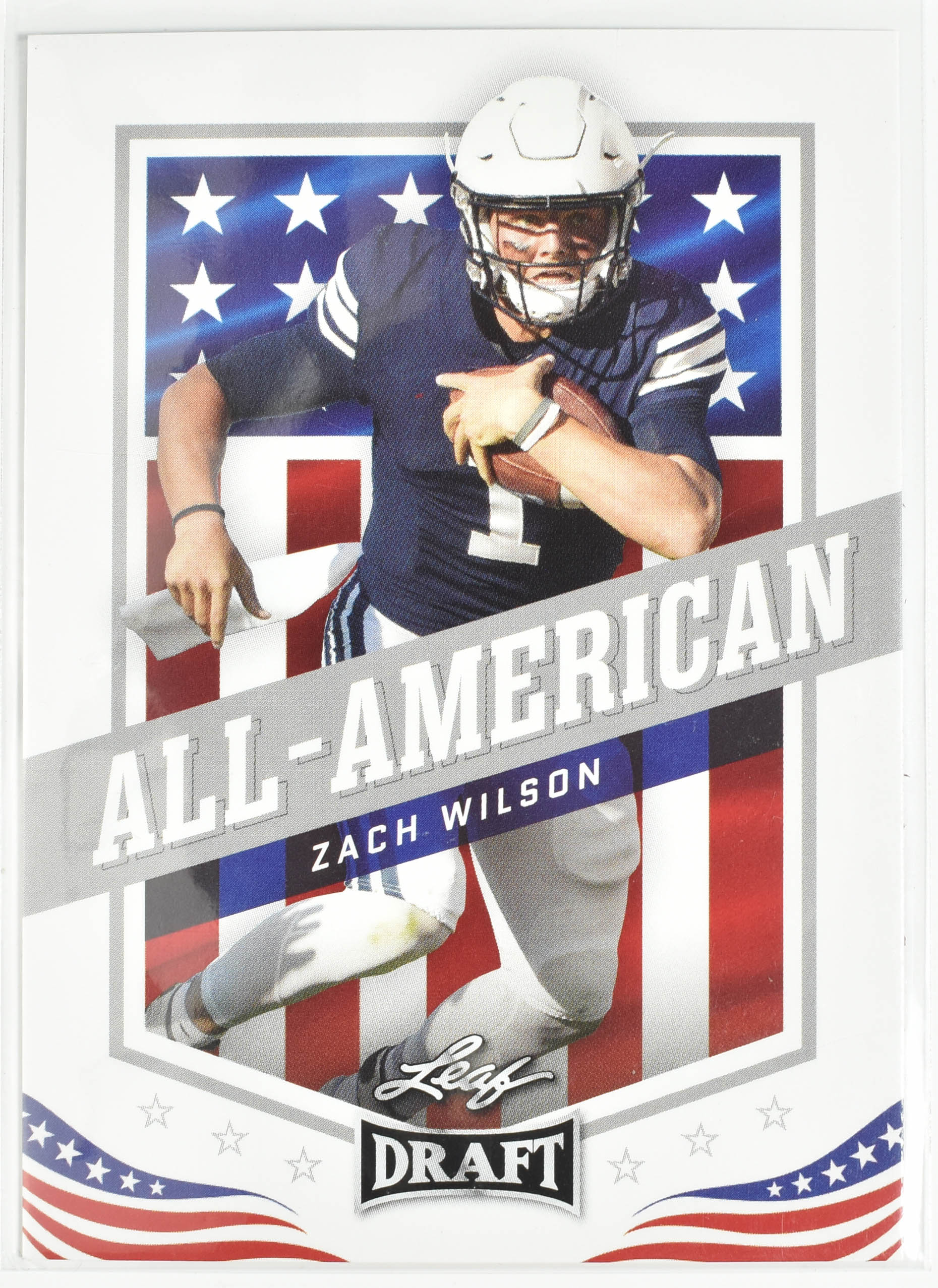 Zach Wilson 48 2021 Leaf Draft All American