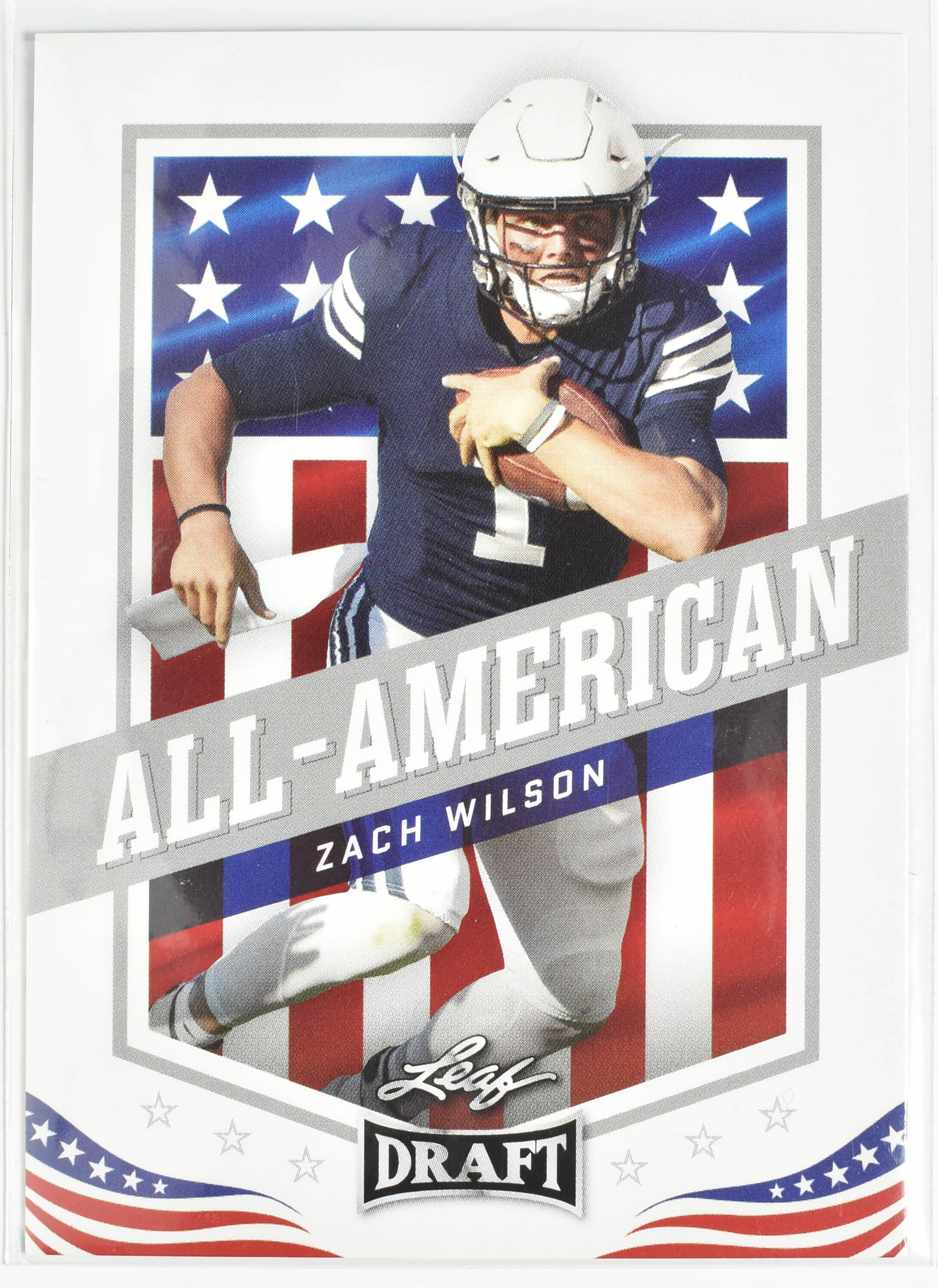 Zach Wilson 48 2021 Draft Leaf All American