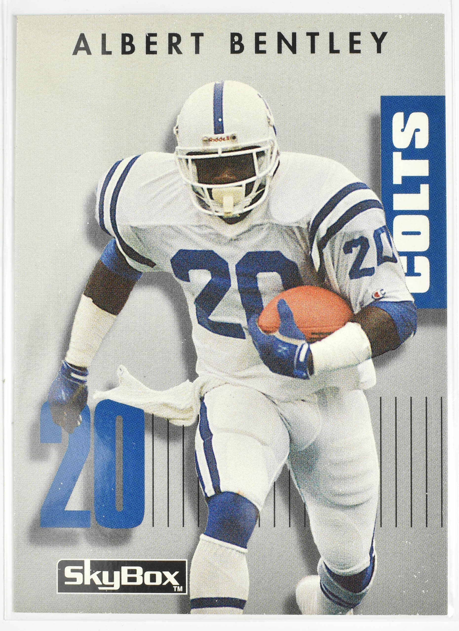 Albert Bentley 298 Prime Time 1992 Colts Football Card