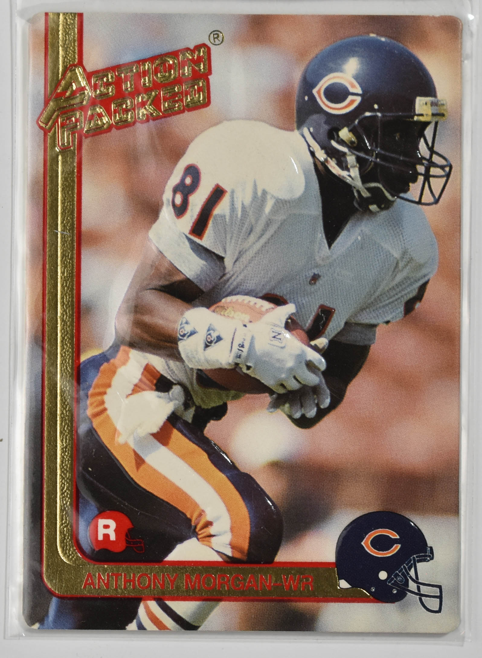 Anthony Morgan 30 Action Packed 1991 Chicago Bears Football Card