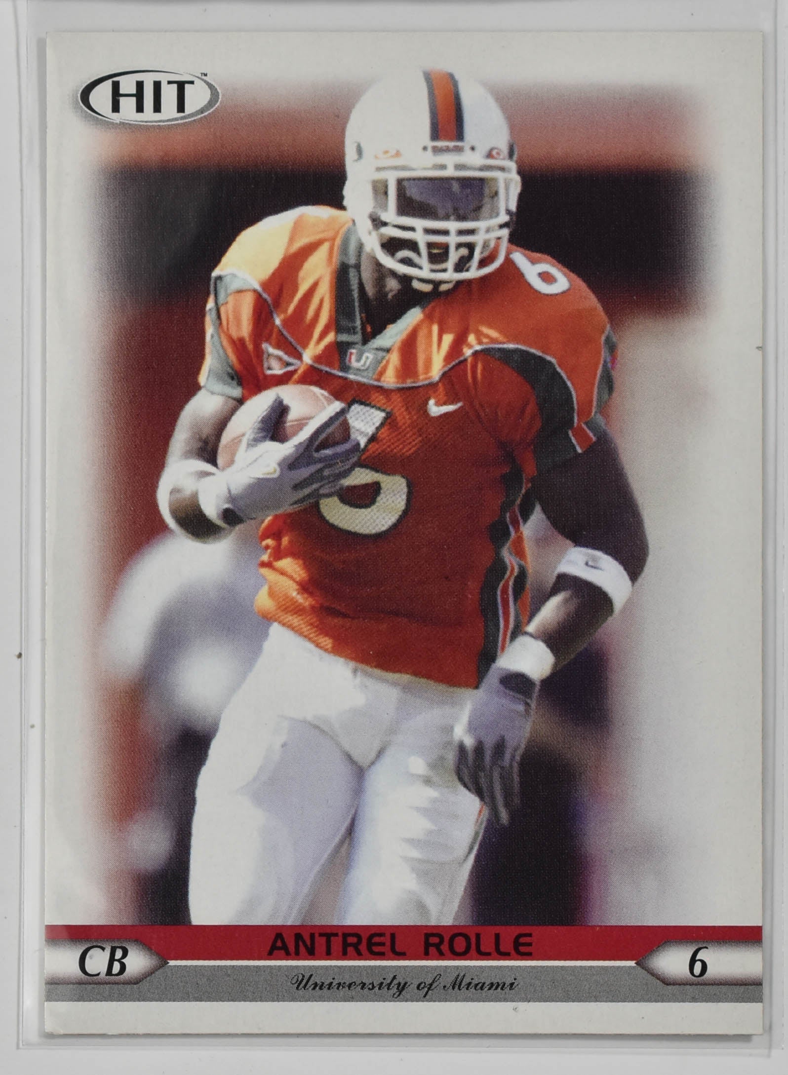 Antrel Rolle 6 Sage HIT 2005 University of Miami