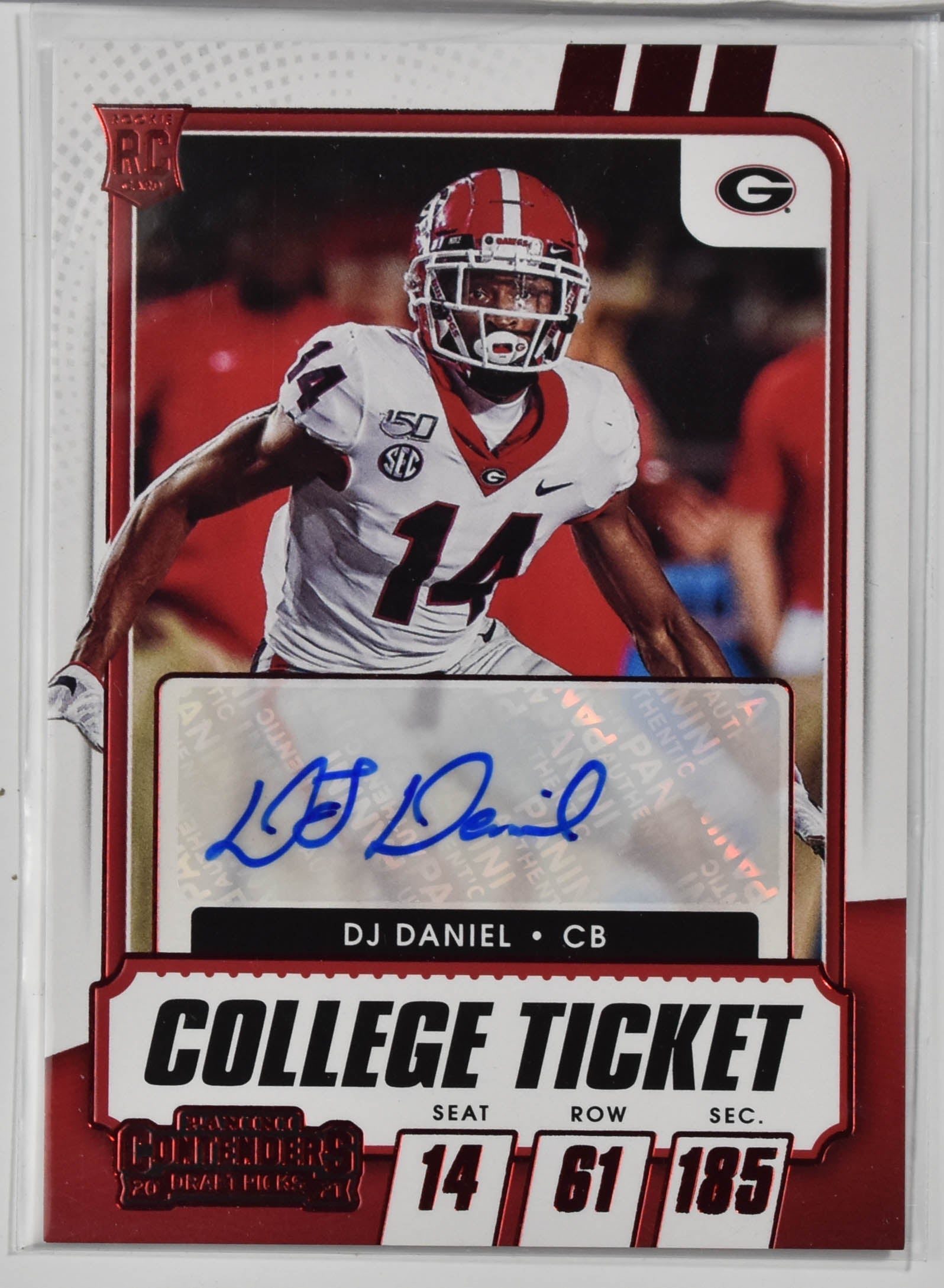 Dj Daniel 219 Panini 2021 Contenders Draft Picks Auto