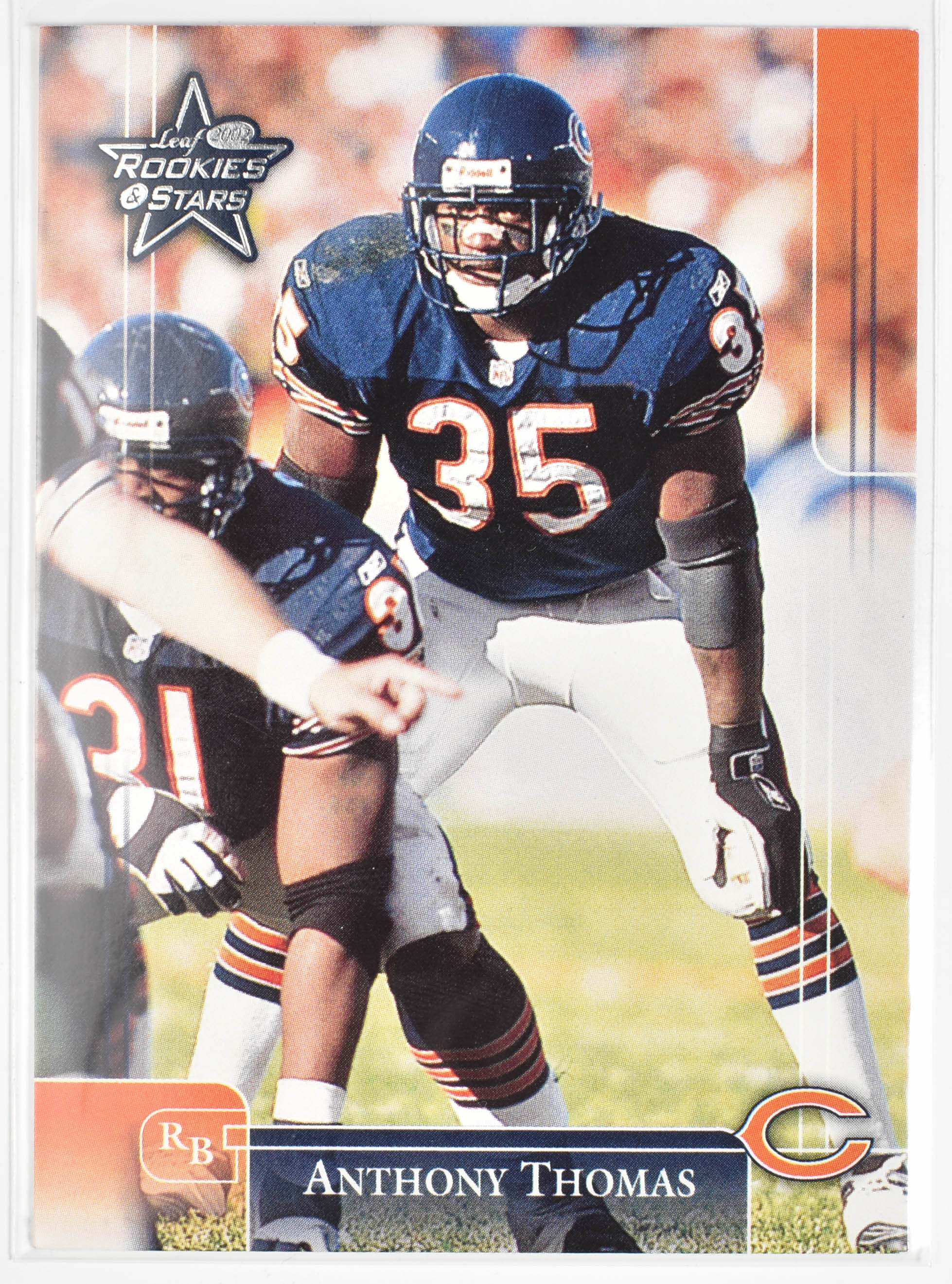 Anthony Thomas 15 Donruss 2002 Rookies and Stars Chicago Bears