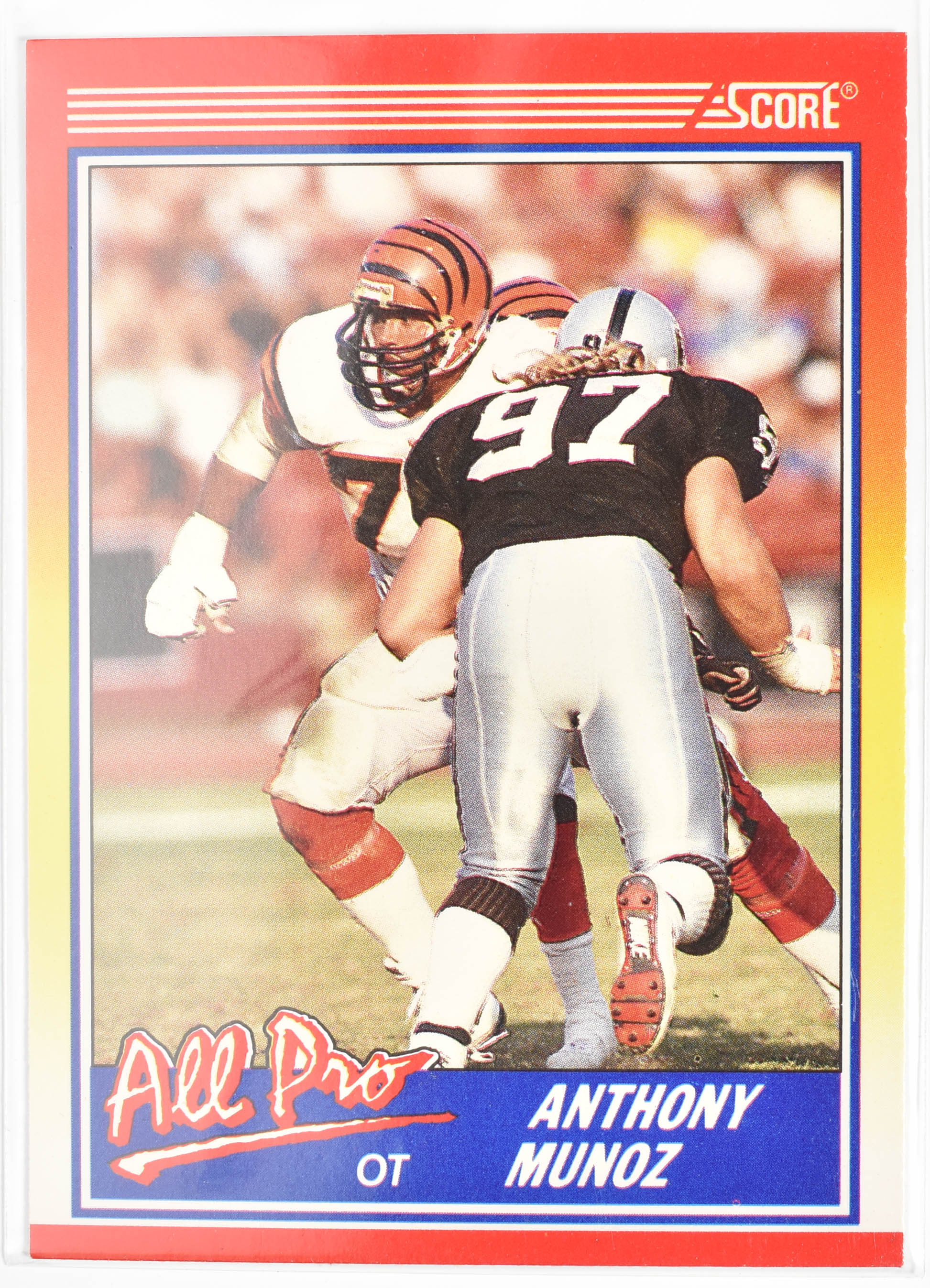 Anthony Munoz 587 Score 1990 Cincinnati Bengals