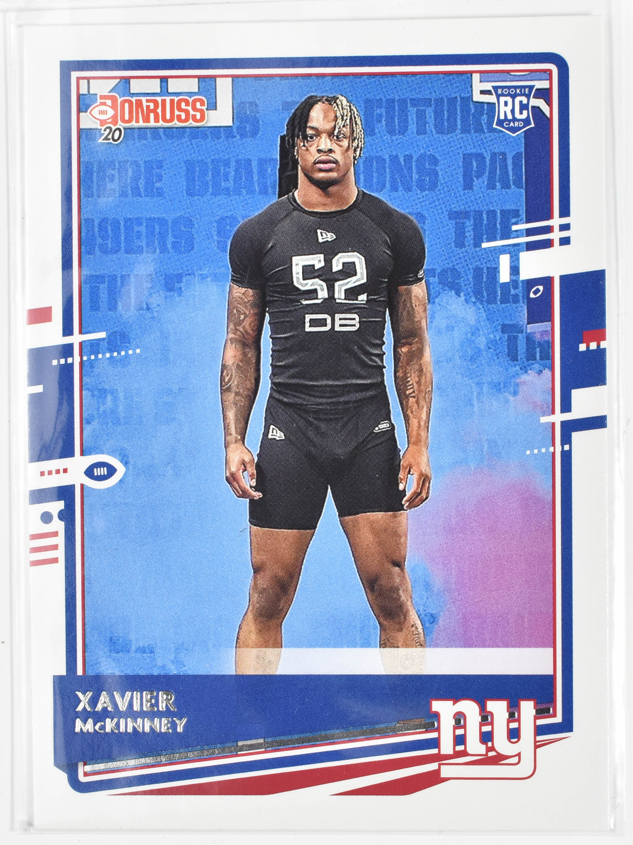 Xavier Mckinney 271 Donruss 2020 Panini Football Giants