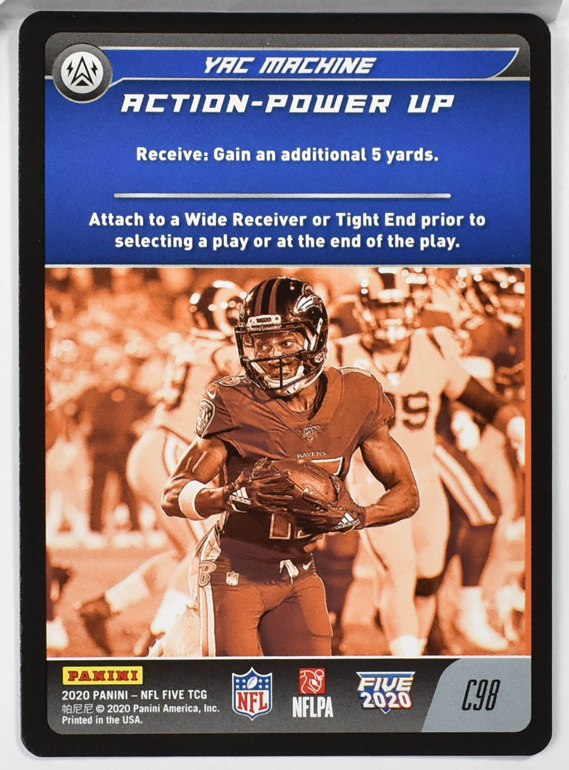 Yac Machine C98 Panini 2020 NFL FIVE TCG