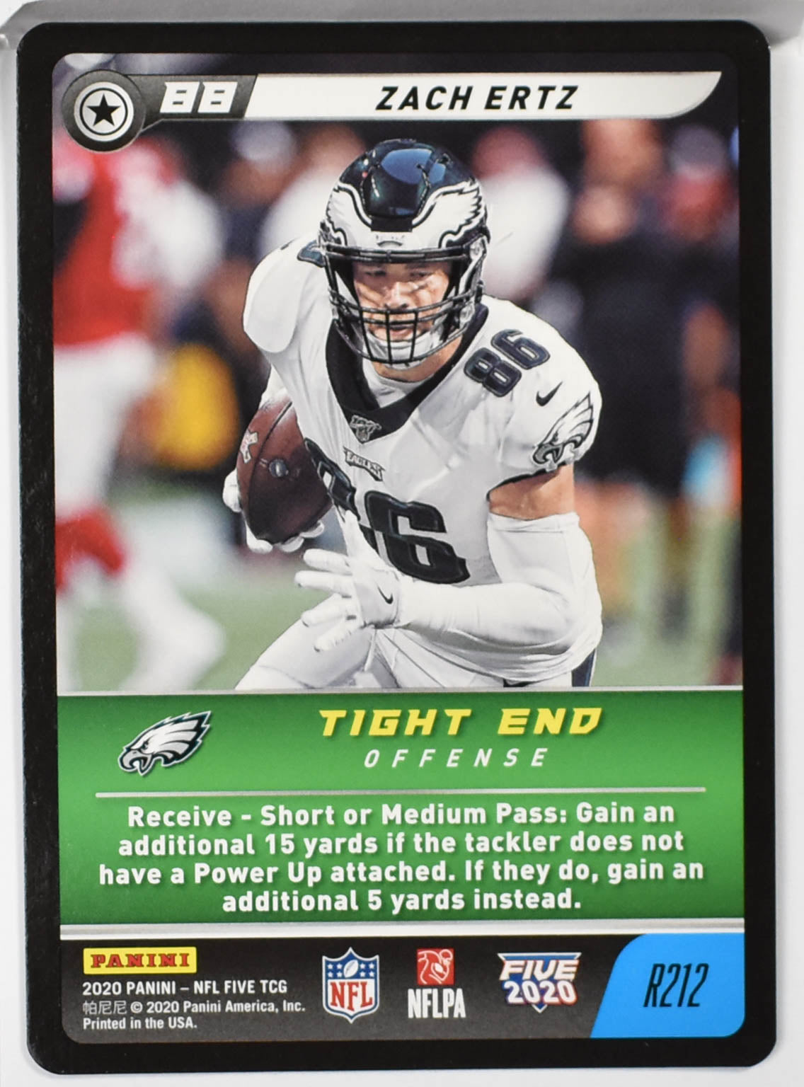 Zach Ertz R212 Panini NFL FIVE TCG 2020