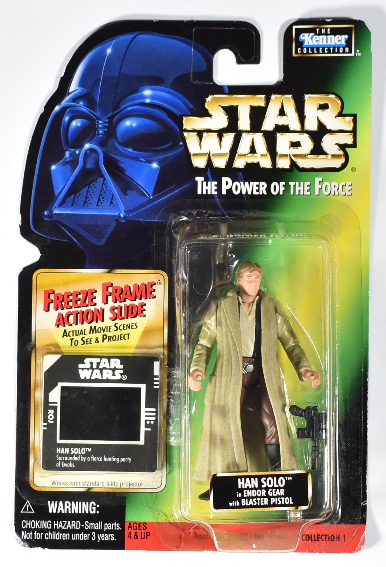 Star Wars Power of the Force Freeze Frame Han Solo Endor Gear