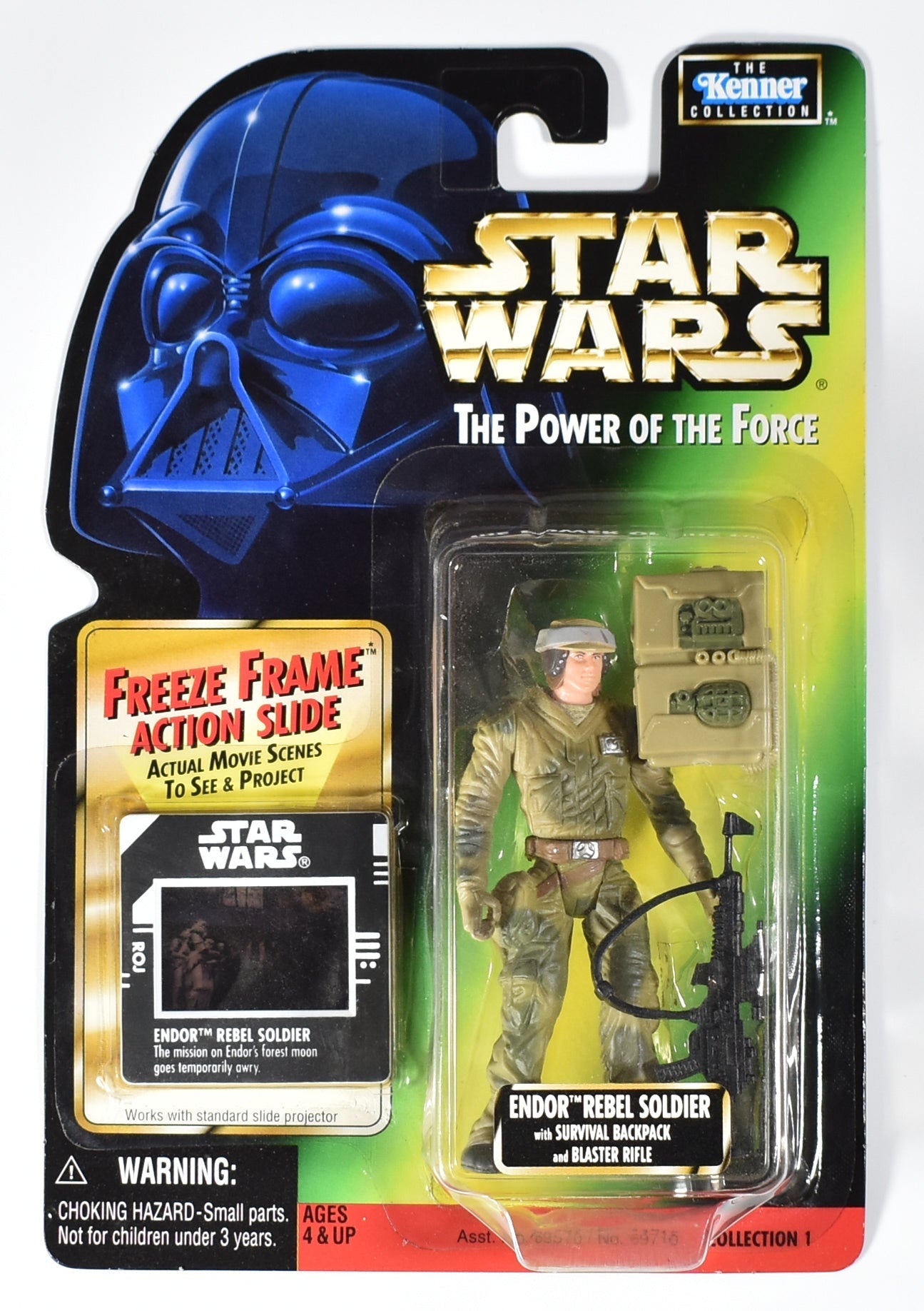 Star Wars Power of the Force Freeze Frame Endor Rebel Soldier Kenner 1997