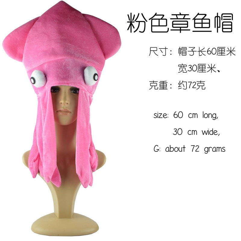 Cosplay Lovely Party Funny Cute Octopus Hat Prom Dance Headdress Headwear Hair