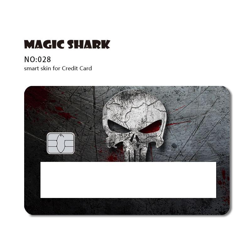 Fashion Wood Print Star Space Joker Money Dollar Window Sticker Case Film Skin for Credit Debit Card Big Small Chip