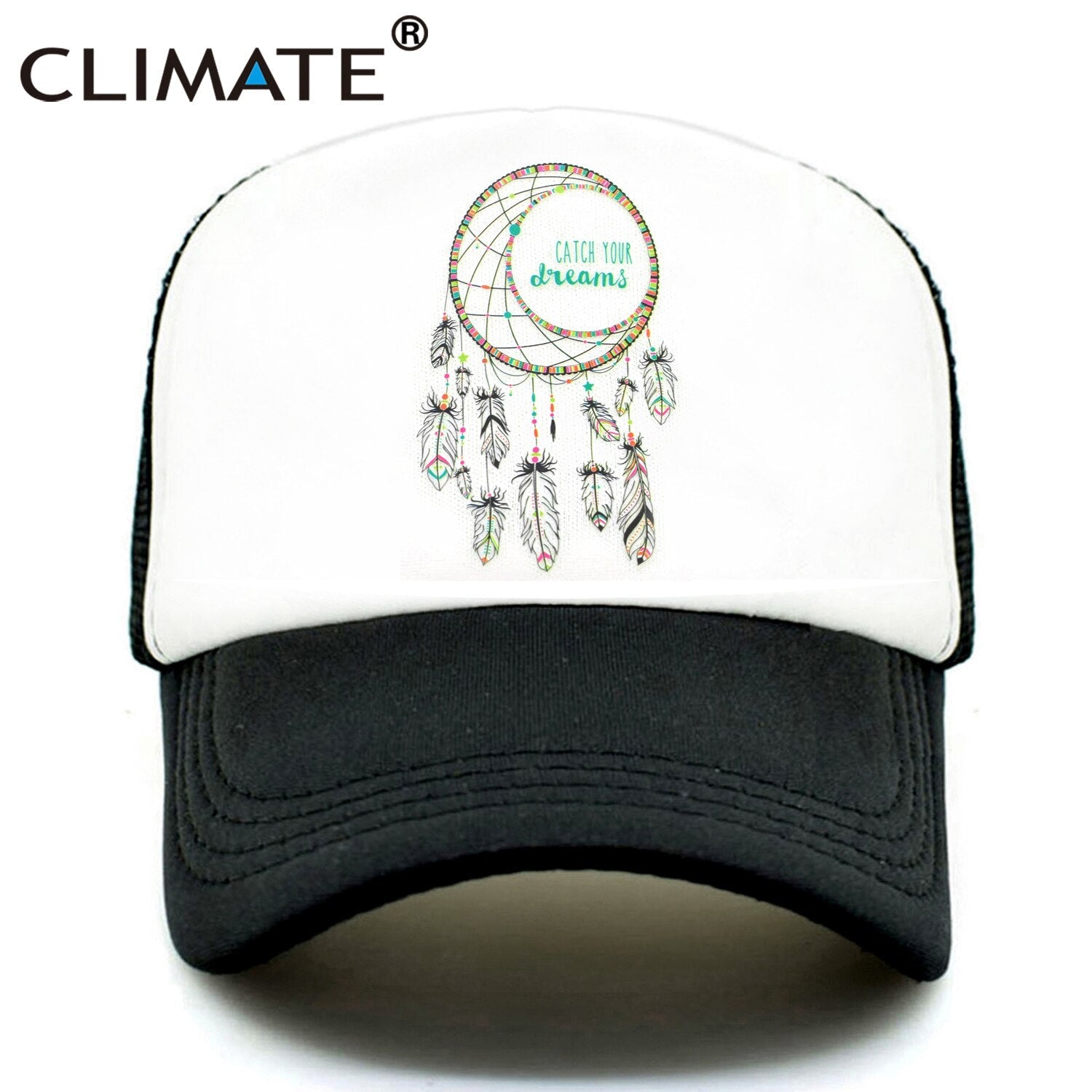 CLIMATE Catch Dream Catcher Cap Hat Dream Net DreamTrucker Cap Dreamcatcher Mesh Baseball Cap Hat for Men Women Youth