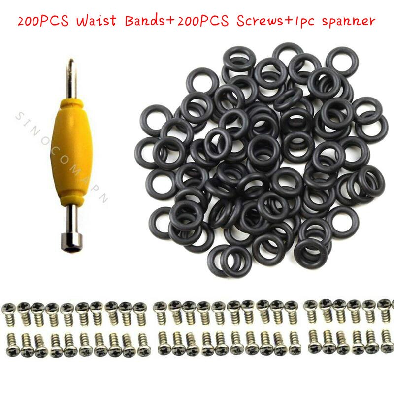 GI Joe figure Replacement O-RINGS Waist Bands  & 100/200pcs screws