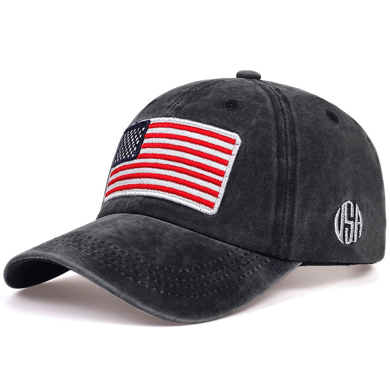 Fashion America USA Flag Baseball Cap For Men Women Snapback Hat Army American Flag Bone Trucker hats High Quality hip hop caps