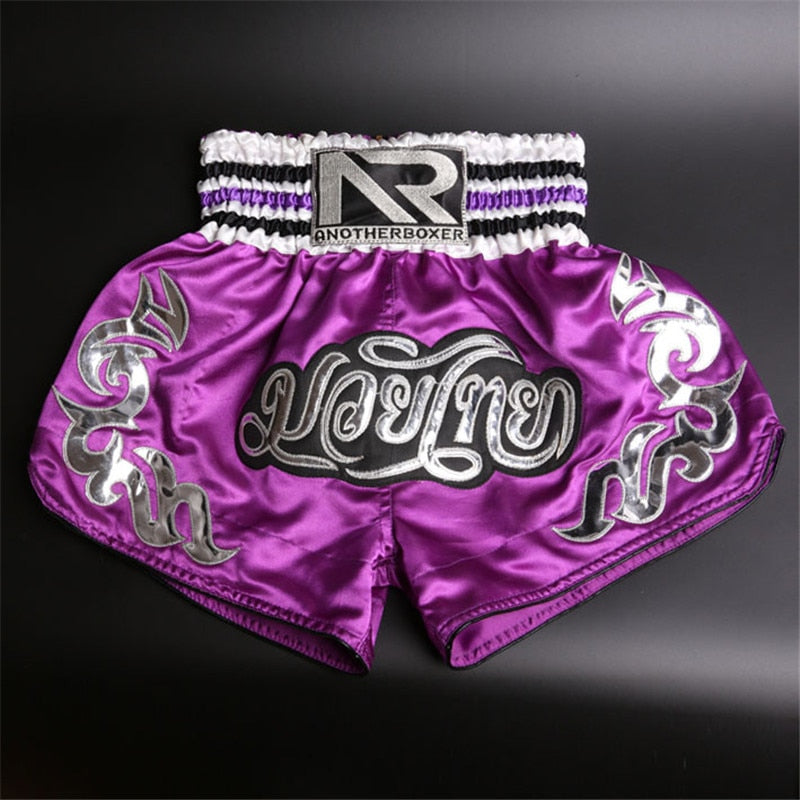 Muay Thai Boxing MMA Shorts for Men's Kids Teenagers MMA Shorts Kickboxing Fighting Trunks Sanda MMA Shorts Sports Short Pants