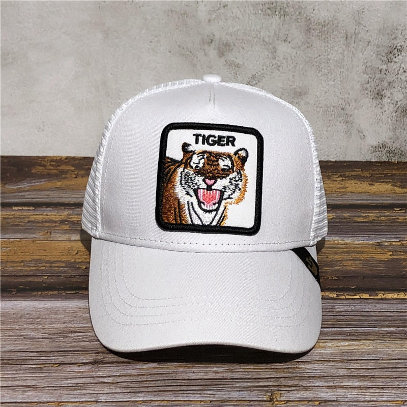 Exquisite Shar Pei Animal BOXER Embroidery Anime Cute Embroidery Baseball Cap Summer Mesh Men's Ms. Outdoor Sunshade hats