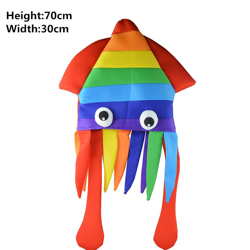 Cosplay Lovely Party Funny Cute Octopus Hat Prom Dance Headdress Headwear Hair