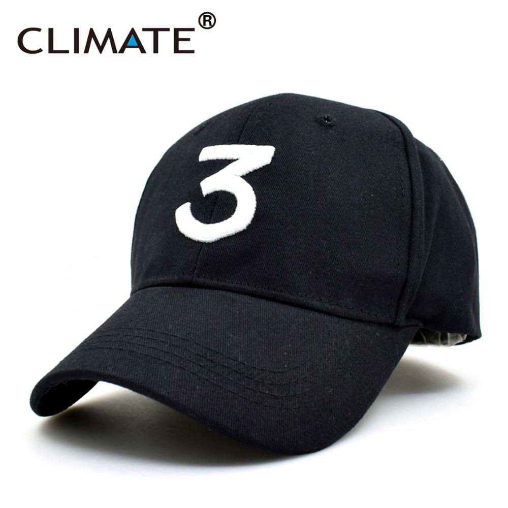 CLIMATE Rapper Cap Men Hip Hop Baseball Cap Rapper 3 Streetwear Chance Hat Caps