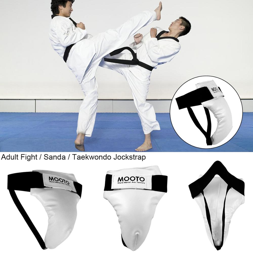 Sanda Crotch Guard Karate Muay Thai Boxing Kickboxing Groin Protector Jockstrap Supporter Training Equipment for Adult Male