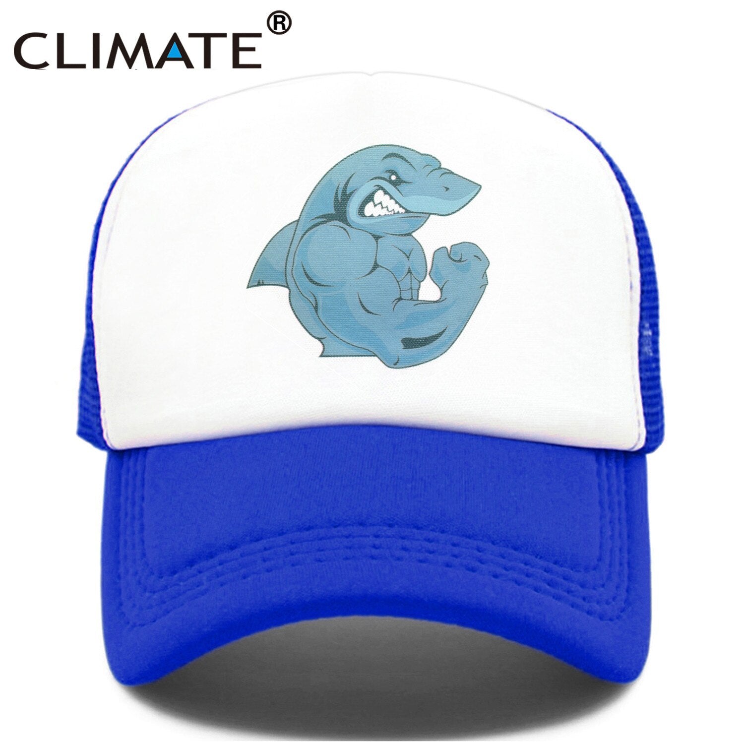 CLIMATE Fitness Robust Muscle Crocodile Cap Cool Men GYM Fitness Animal Cap Sport GYM  Fans Mesh Trucker Cap Body Building Cap