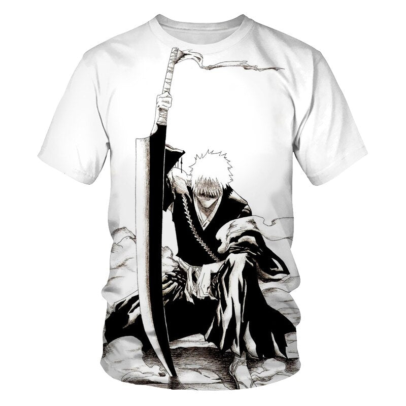 Anime naruto men's t-shirts Summer Harajuku Cool Short Sleevetshirt Japanese Anime Funny 3D Printe Streetwear naruto t shirt top