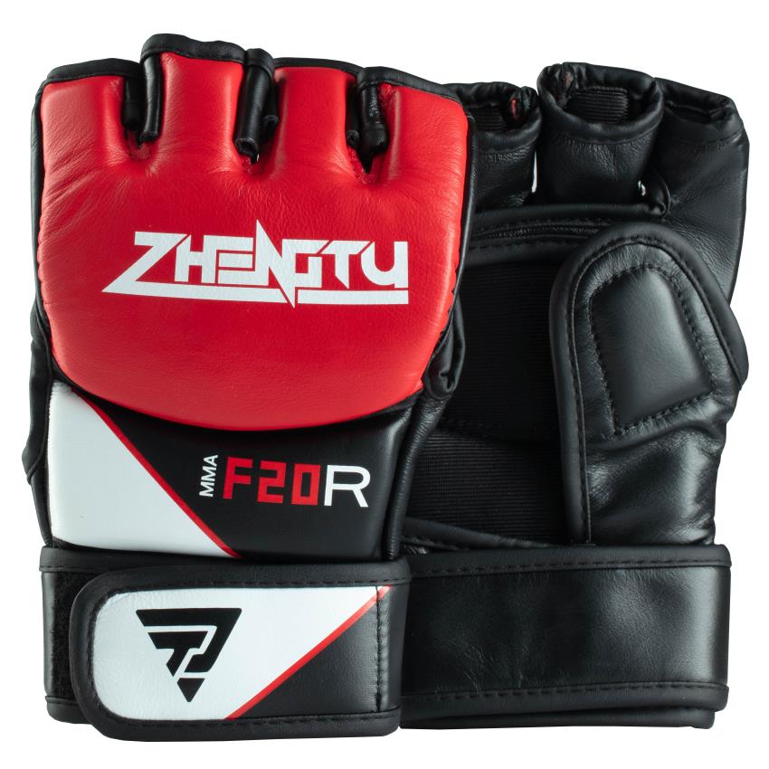 MMA Gloves for Men Martial Arts Sparring Cowhide Leather Boxing Gloves for Muay Thai Punching Bag Combat Training Kickboxing