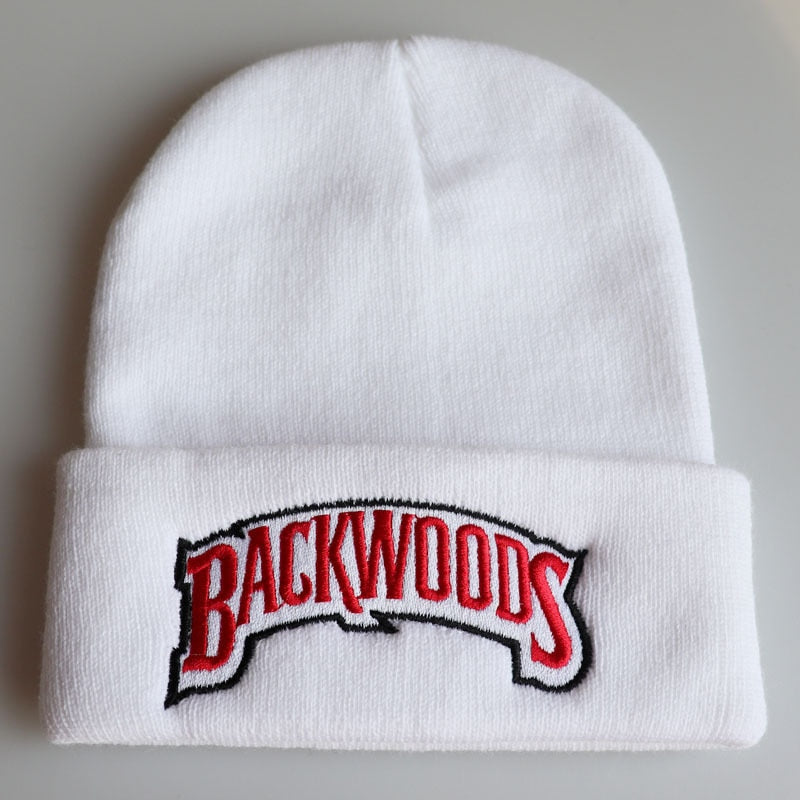 Hip-hop embroidered lettering Cap Men Women backwoods Knitted Wool Hat BACKWOODS embroidered knitted Caps with a hood Caps