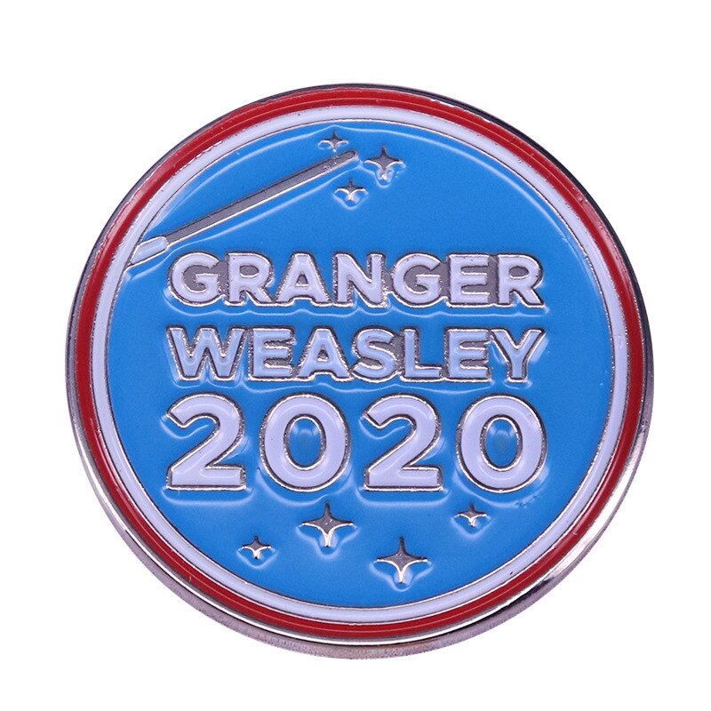 "Grange Weasley 2020"-Brooch Wizard Badge