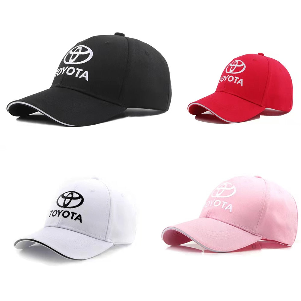 Wholesale Baseball Cap Toyota Embroidery Casual Bone Snapback Hat Man Racing Cap logo Motorcycle Sport hat Trucker caps