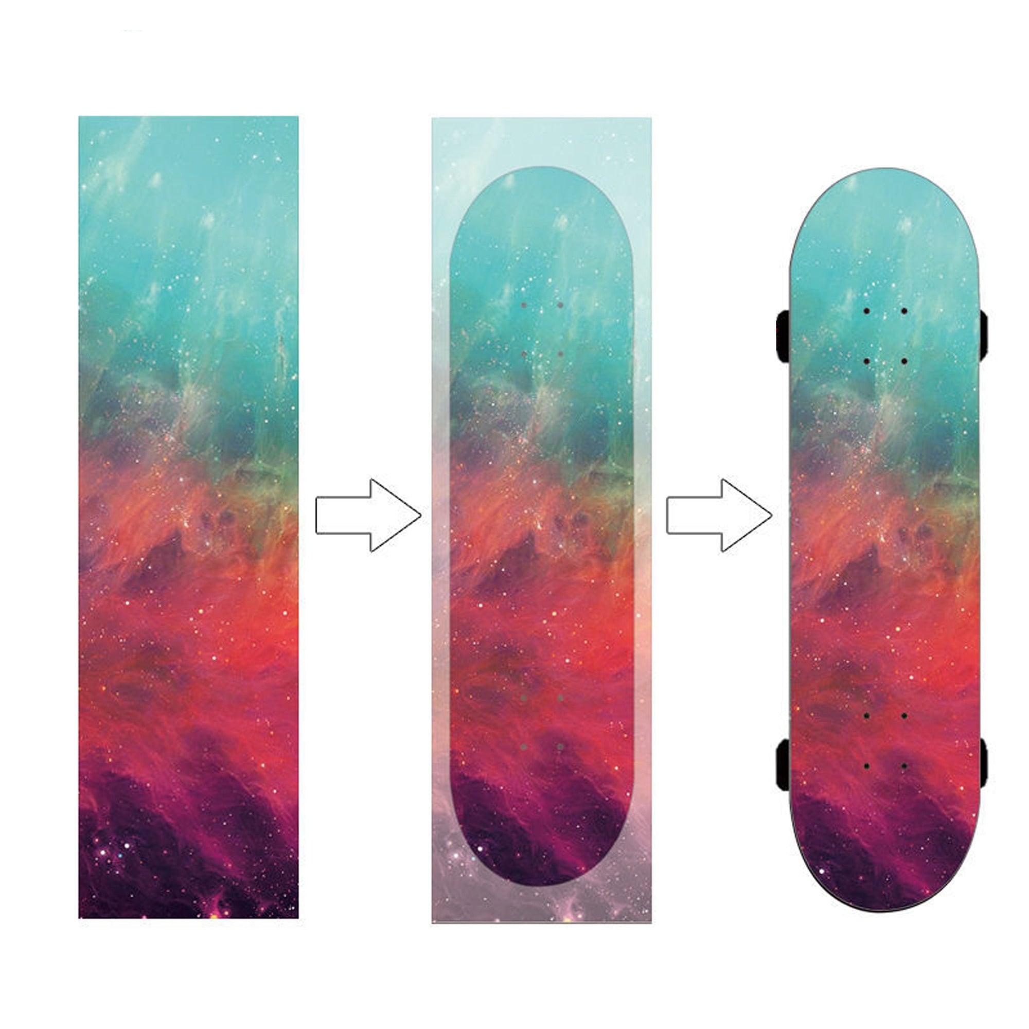 Skateboard Sandpaper Skate Board Deck Sticker Sandpaper Scooter Electric Scooter Longboard Abrasive Digital Spray Emery Sticker