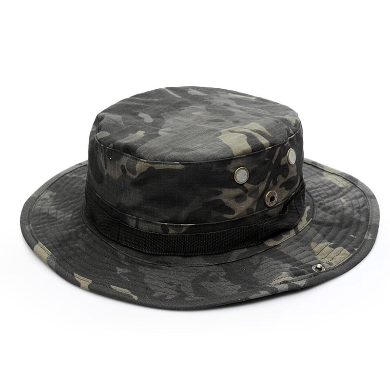 US Army Camouflage BOONIE HAT Thicken Military Tactical Cap Hunting Hiking Climbing Camping MULTICAM HAT 20 Color KA056