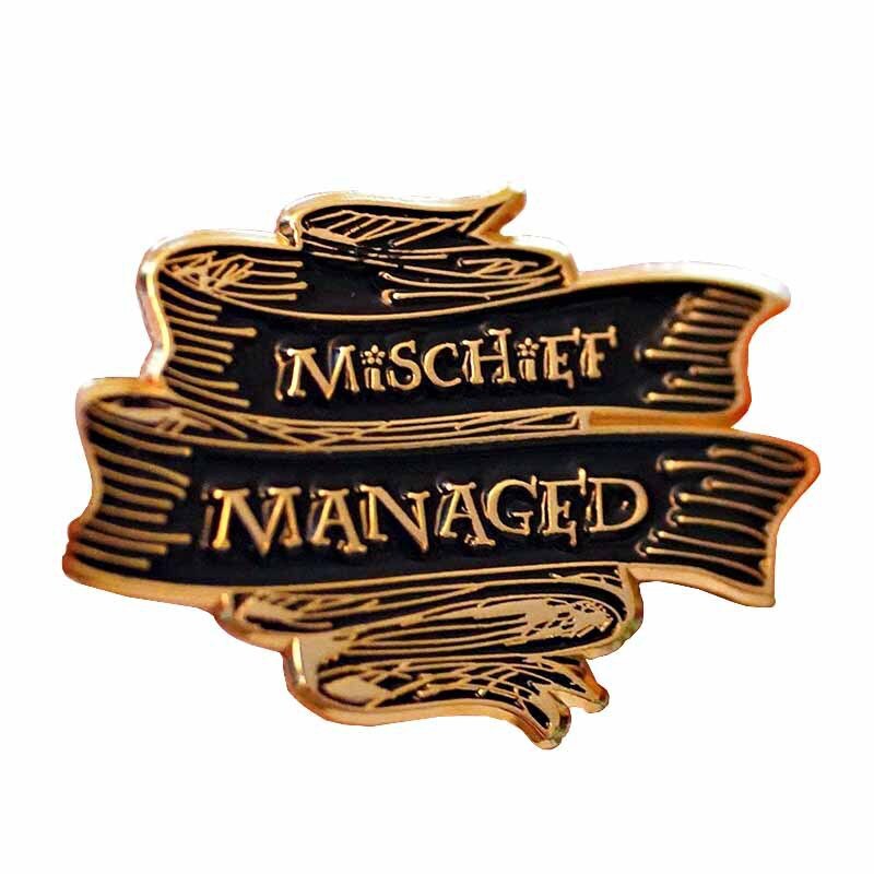 Prank End Spell Brooch Magic Badge