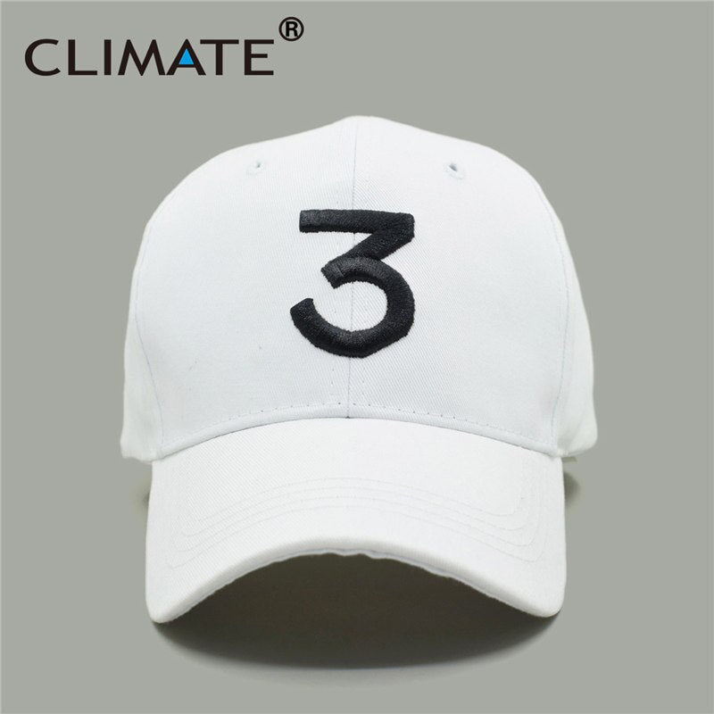 CLIMATE Rapper Cap Men Hip Hop Baseball Cap Rapper 3 Streetwear Chance Hat Caps