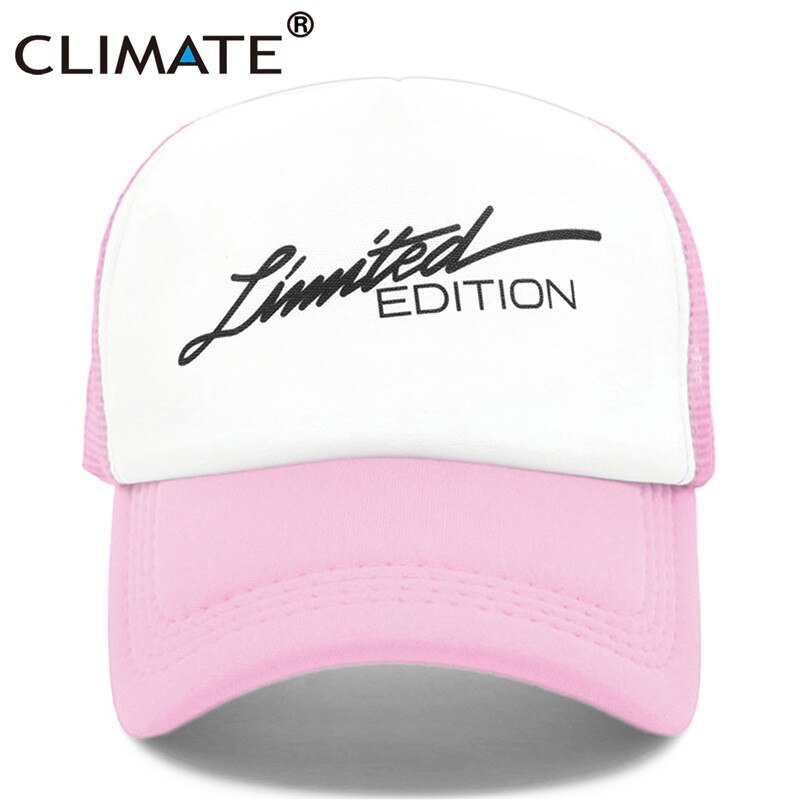 CLIMATE Limited Edition Trucker Cap Men Funny Car Fan Mesh Caps Hip Hop Summer Mesh Hat Driver Car Racing Fans Caps for Men