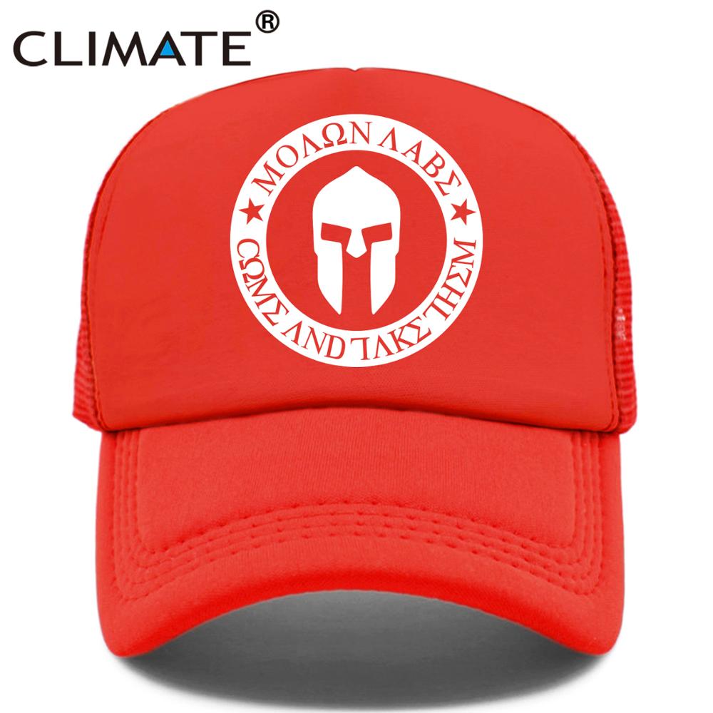 CLIMATE Spartacus Cap Trucker Baseball Cap Sparta Cool Cap Spartacus Summer Cap