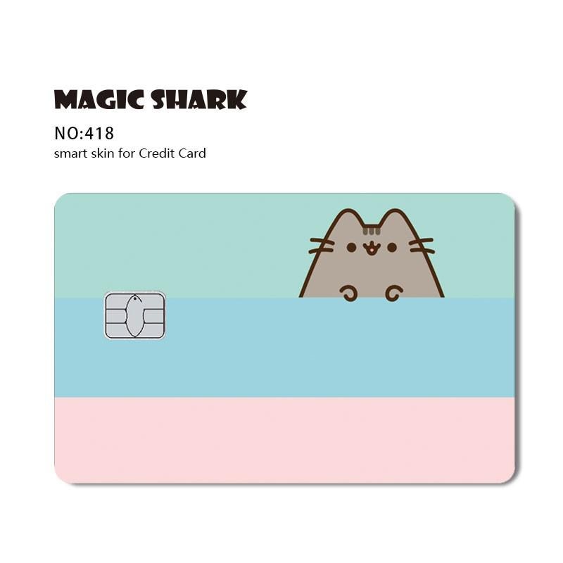 Card Anime Stylish Funny Matte 3M PVC Sticker Film Skin for Credit Card Large Small Chip