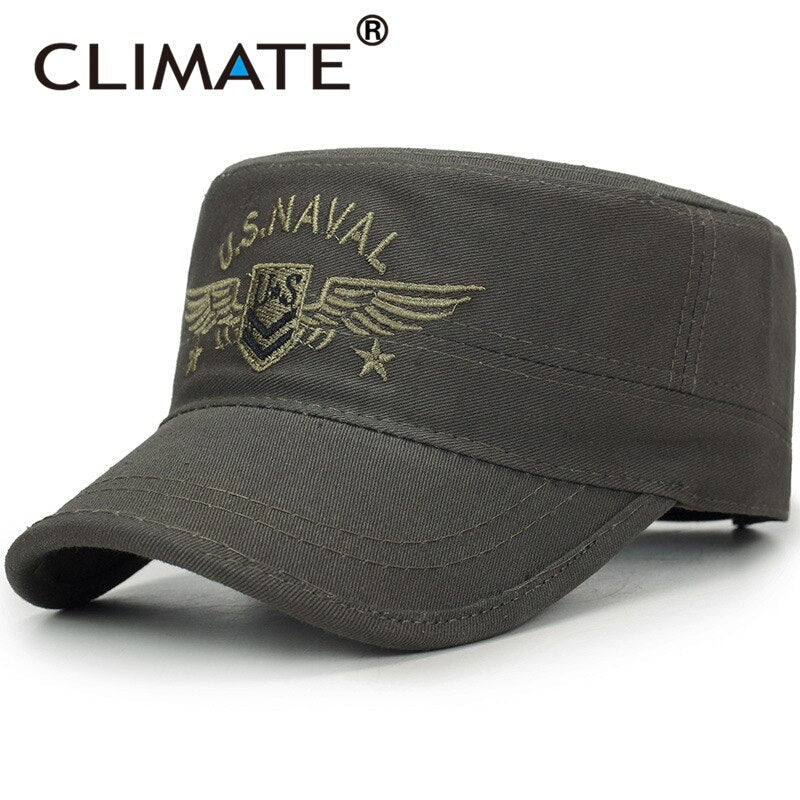 CLIMATE U.S. US NAVAL NAVY Cap Army Military Cap Hat Men Camouflag Cap USA U.S Army Military Hat baseball Cap for men adult