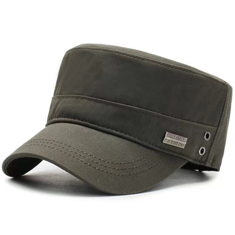 Fashion hip hop Mens baseball cap Military Caps Spring Autumn Tactical hat Men's Flat Top Cotton Army cap sports leisure hats