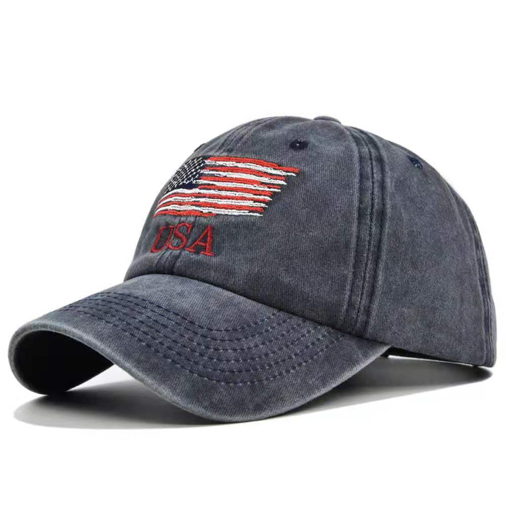 Washed Baseball Cap Men Tactical Army Cotton Military Dad Hat USA American Flag