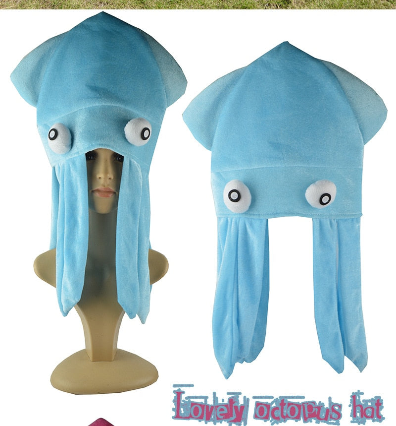 Cosplay Lovely Party Funny Cute Octopus Hat Prom Dance Headdress Headwear Hair