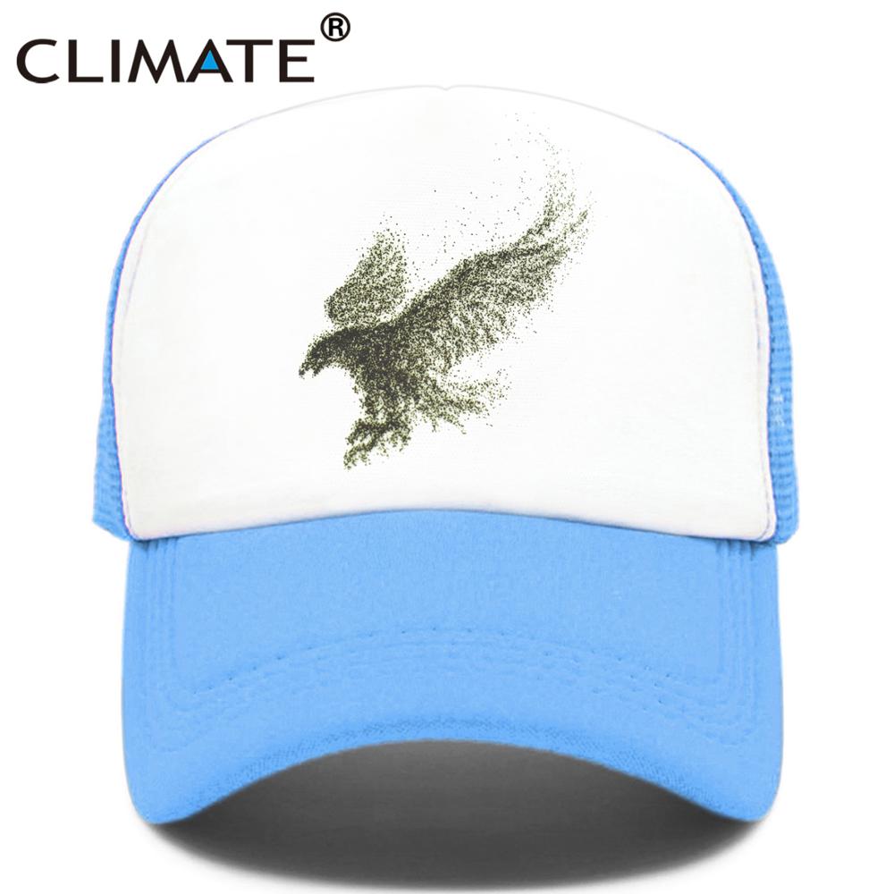 CLIMATE Men Eagle Trucker Cap Hawks Glede Hunting Hat Cap Men Cool Baseball Cap