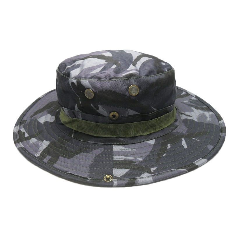 US Army Camouflage BOONIE HAT Thicken Military Tactical Cap Hunting Hiking Climbing Camping MULTICAM HAT 20 Color KA056