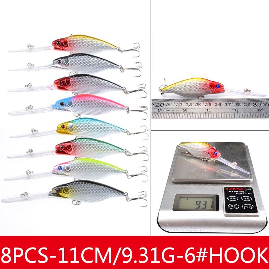 Jerkbait Minnow Hard Baits Fake Crankbait Fishing Lure Set Of Wobblers For Pike Trolling Tackle Artificial Bait Kit Swimbait Sea