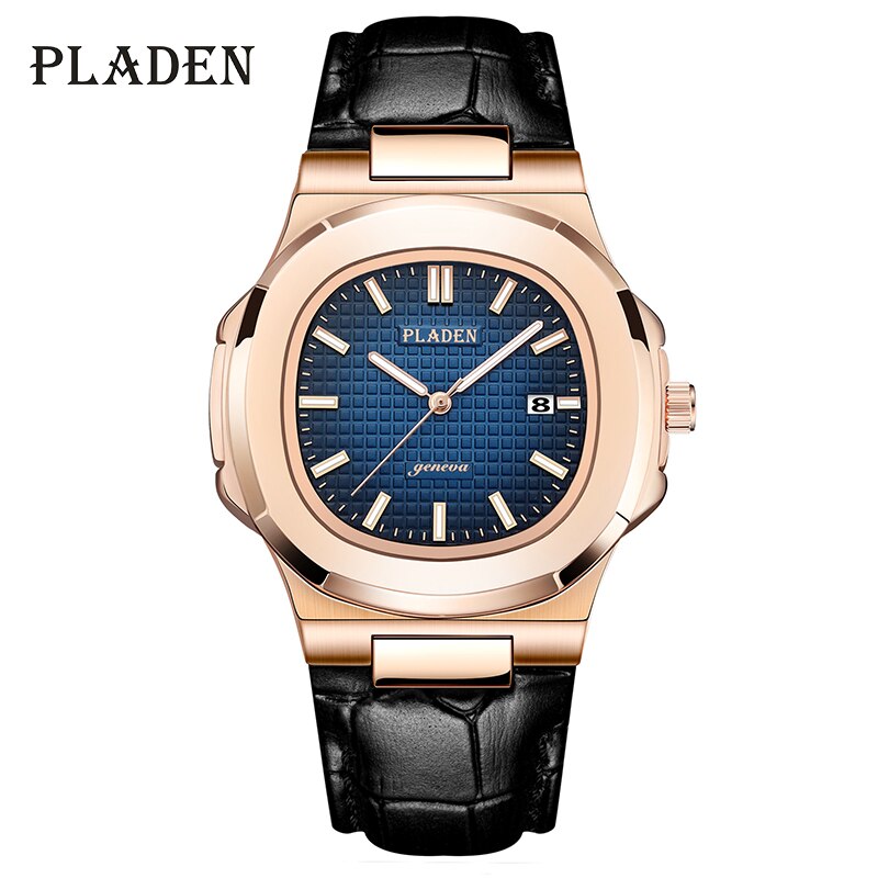 PLADEN Men's Watches Luxury Brand High Quality Steel Strap Clock For Male Fashion Waterproof Designer Diver Watch For Men 2022