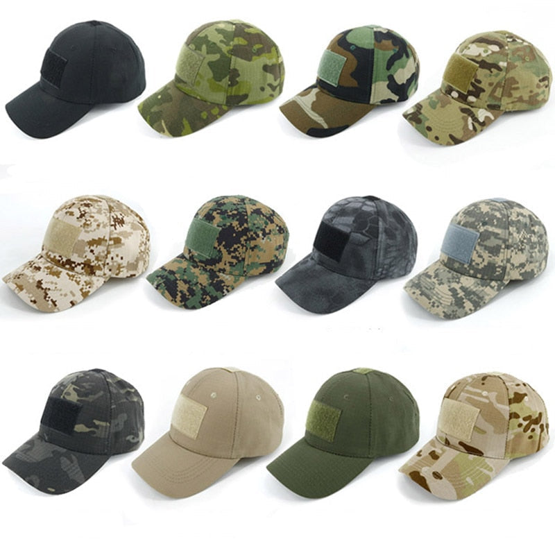 Outdoor Sport Caps Camouflage Hat Baseball Caps Simplicity Tactical Military Army Camo Hunting Cap Hats Adult Cap