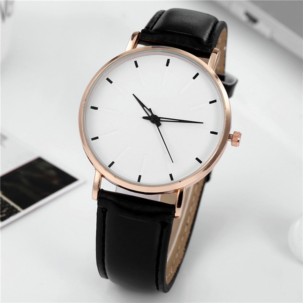 Simple Watch Men Casual Business Leather Band Alloy Wrist Watch Clocks Relogio Masculino Reloj Montre Hombre Homme