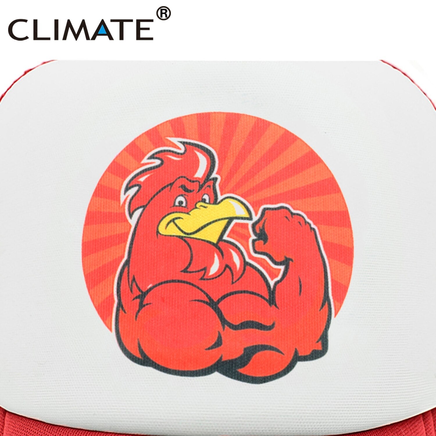 CLIMATE GYM Robust Rooster Cap Cool Men Muscular Animal Fitness Cap Sport Muscle Man GYM Fans Mesh Trucker Cap Body Building Cap